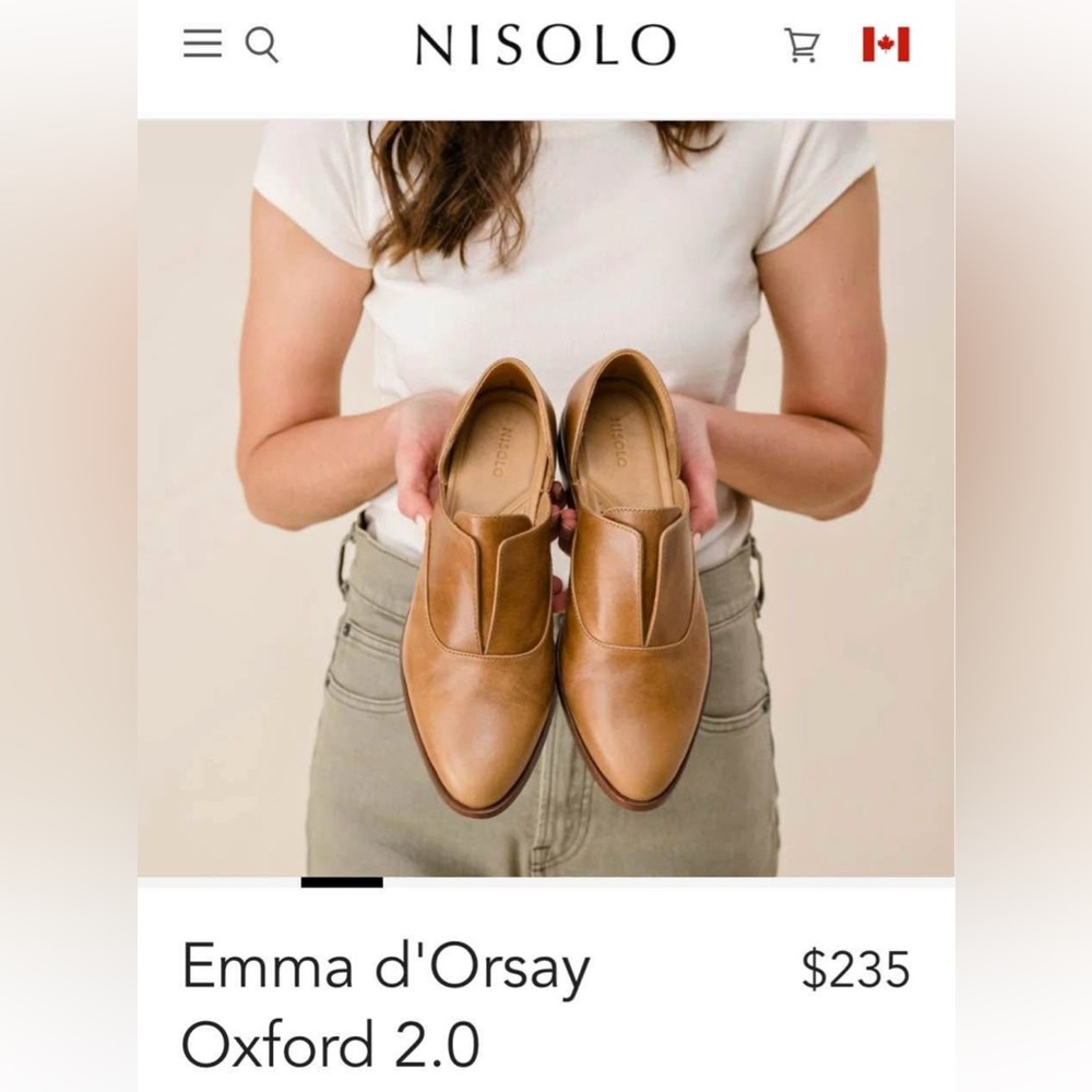 Nisolo Tan Oxford Loafers